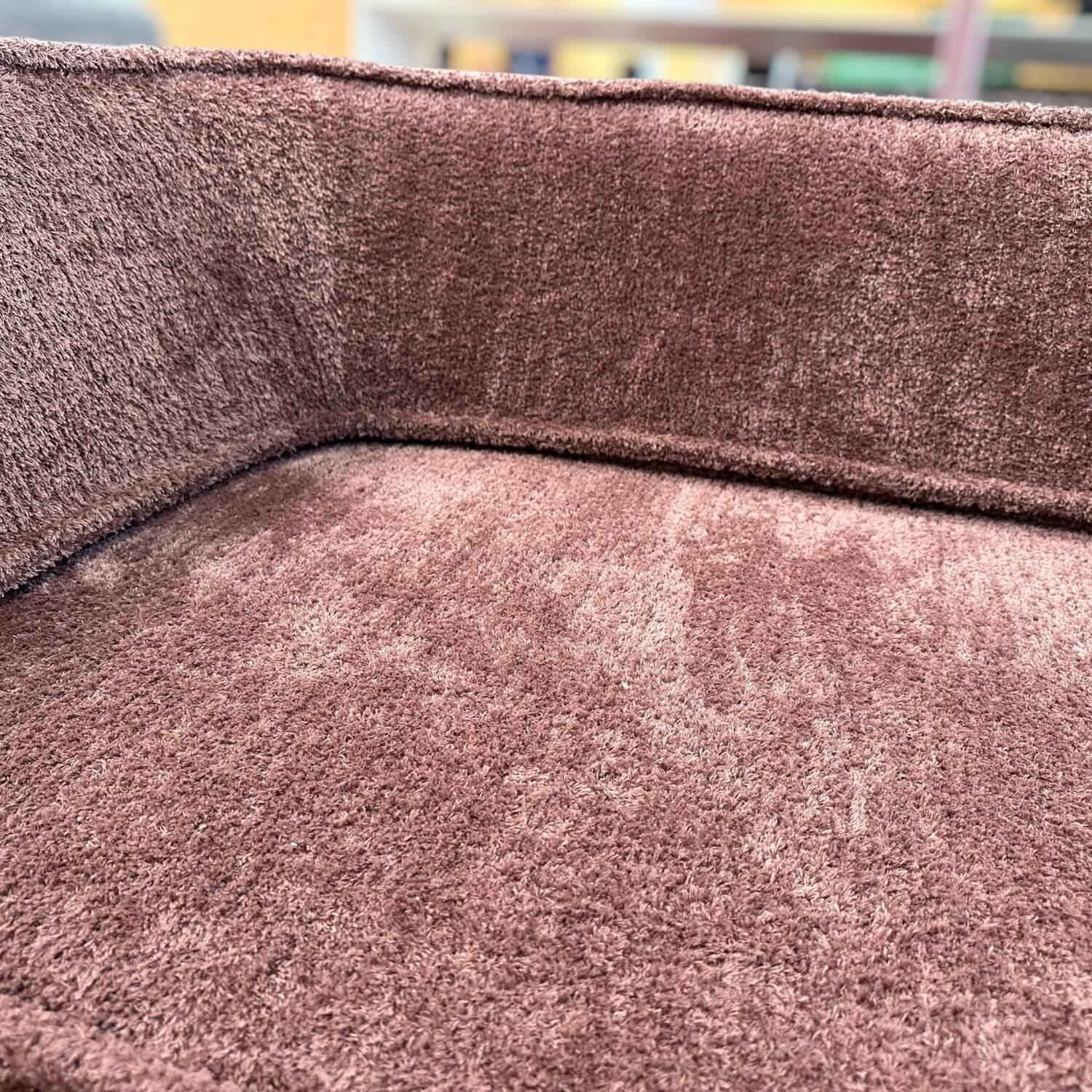 COR - Ecksofa Trio Stoff 9041 Malve Rosa 9040 Messinggelb Mit Stopp Gleitern - 4