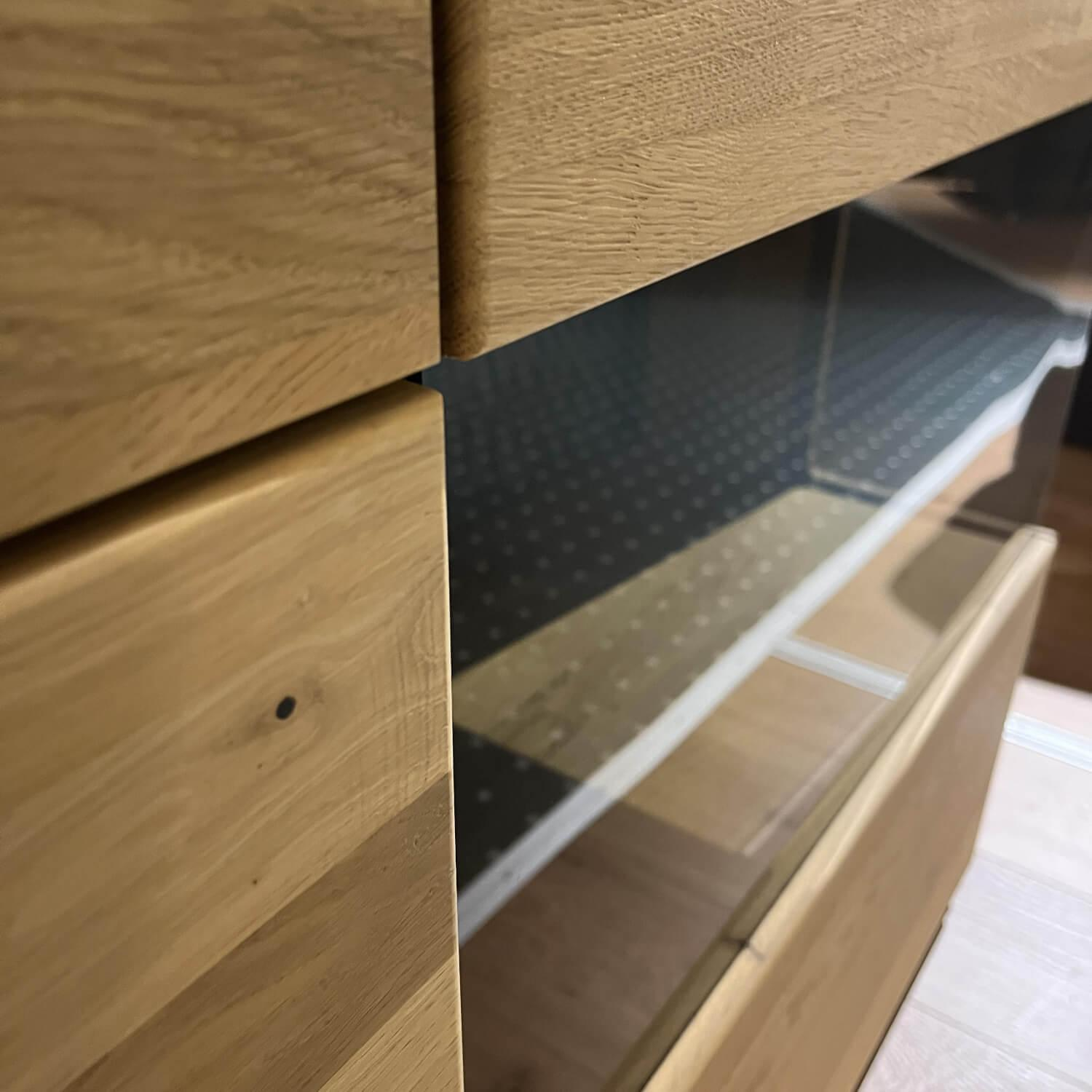 Wöstmann - Sideboard Valmondo Menora Plus Europäische Wildeiche Massiv Mit Beleuchtung - 7
