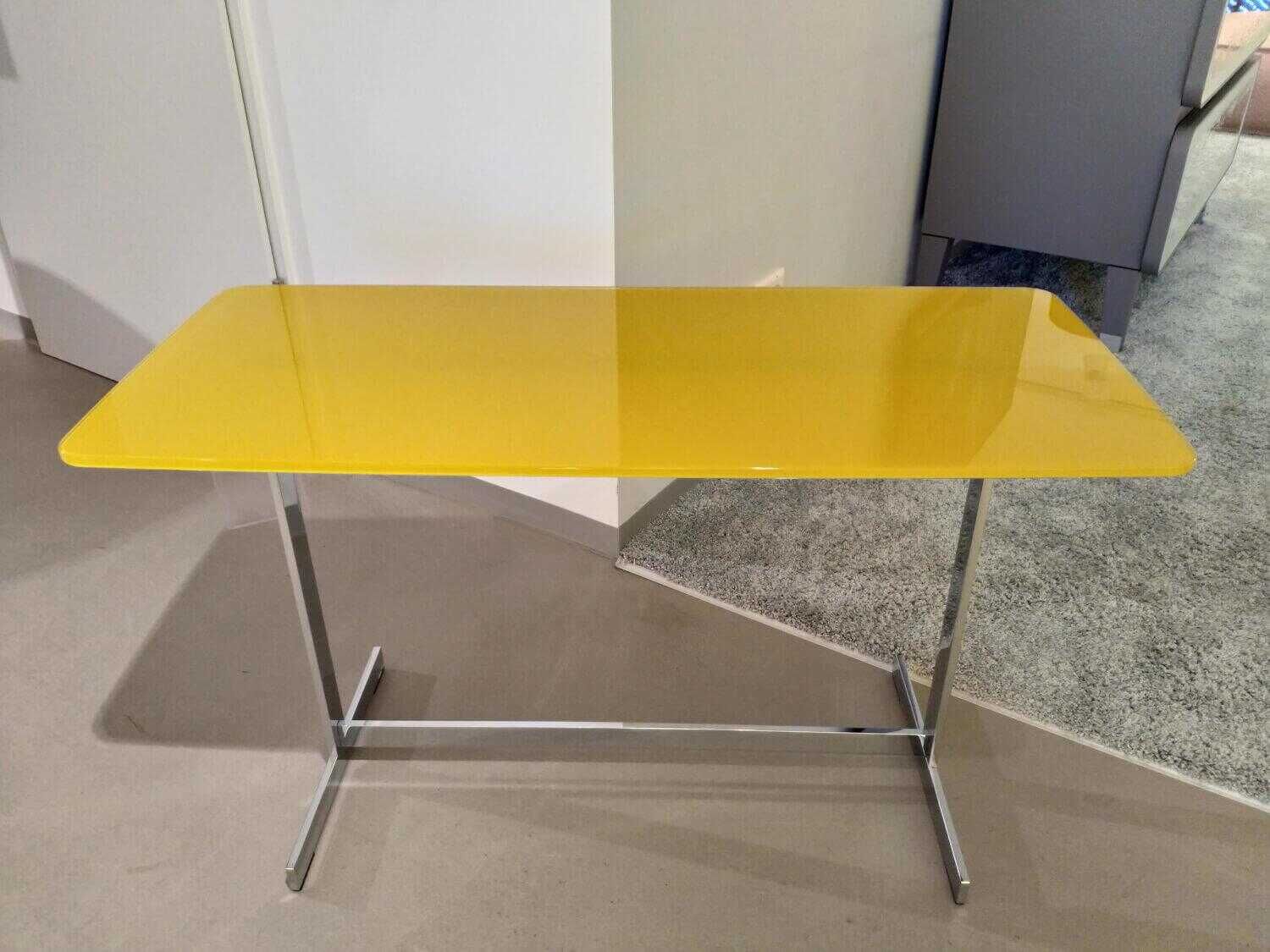 Walter Knoll - Beistelltisch Mason Glas Curry Gestell Verchromt - 2