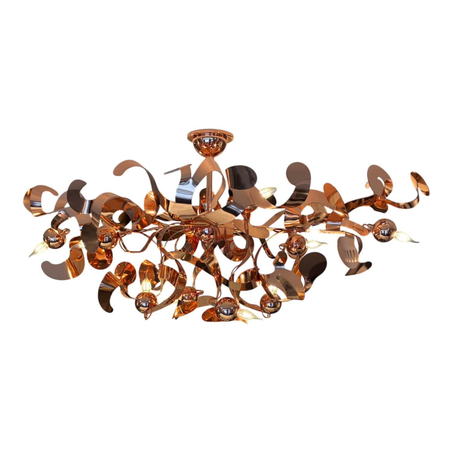 Brand van Egmond - Kronleuchter Kelp Chandelier Oval 013 Kupfer 140 - 1