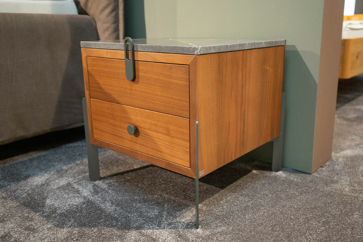 Rolf Benz - Nachtkommode 914 Holzfurnier Amerikanischer Nussbaum - 3