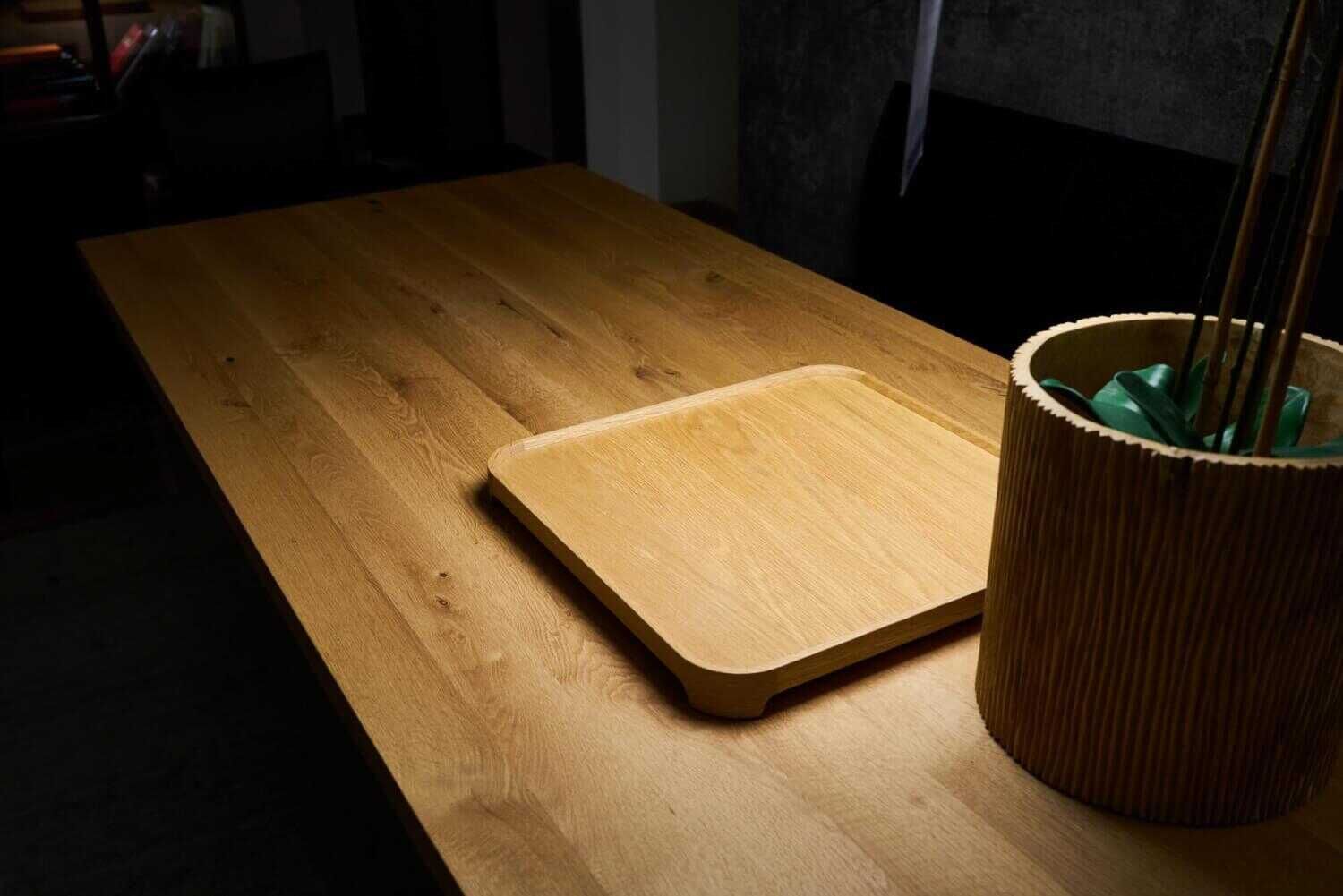 Draenert - Esstisch Victor Massiv Wildeiche Gestell Schwarzstahl - 5