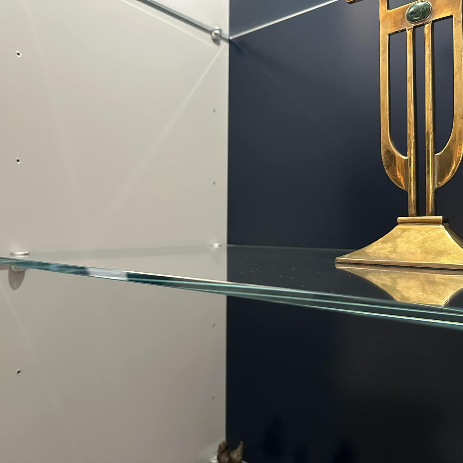 Interlübke - Schrankwand Studimo Front Und Korpus Lack Rauch Grau Matt Inklusive LED Beleuchtung - 3