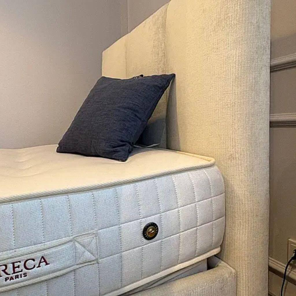 Treca Interiors - Polsterbett Kate Stoff Aristocrat 1650/070 Füße Holz Wengefarben Gebeizt Mit Elektrischer Verstellung - 4