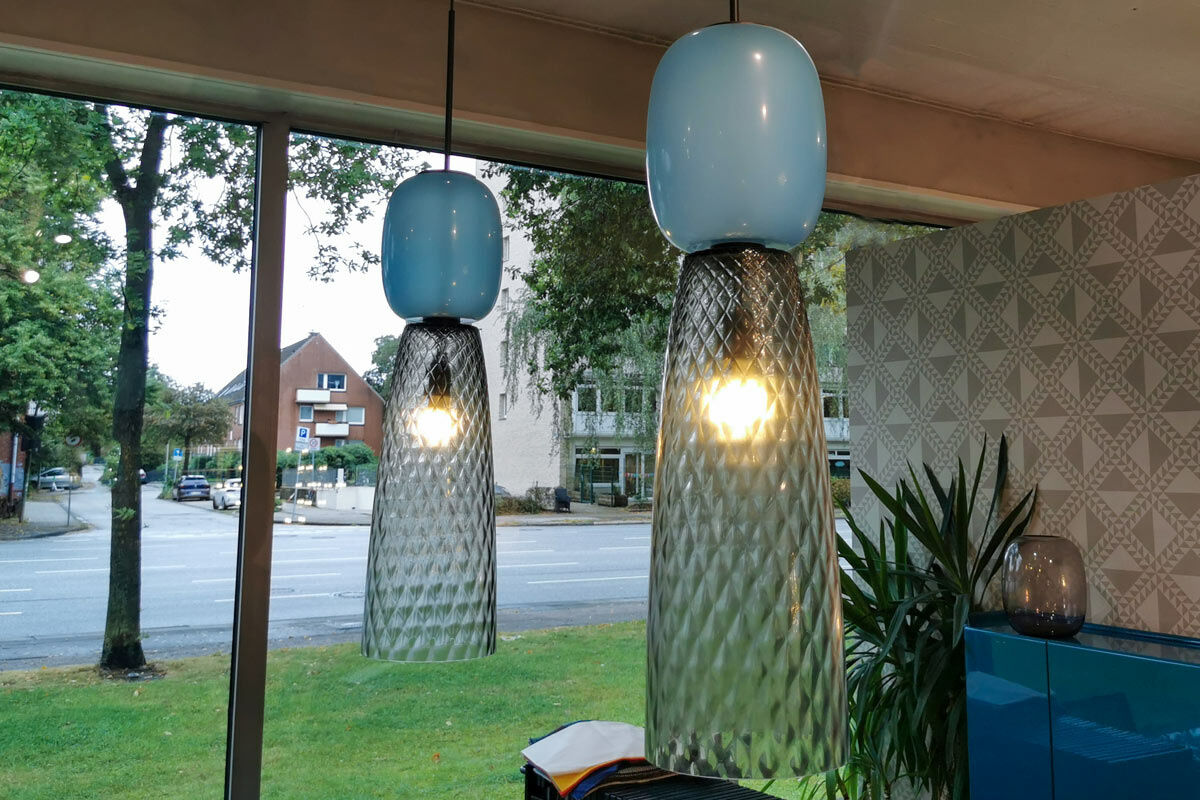 Cassina - Hängeleuchte Sinagpore Korpus Glas Aufhängung Metall Lackiert Leuchtmittel E27 LED - 3