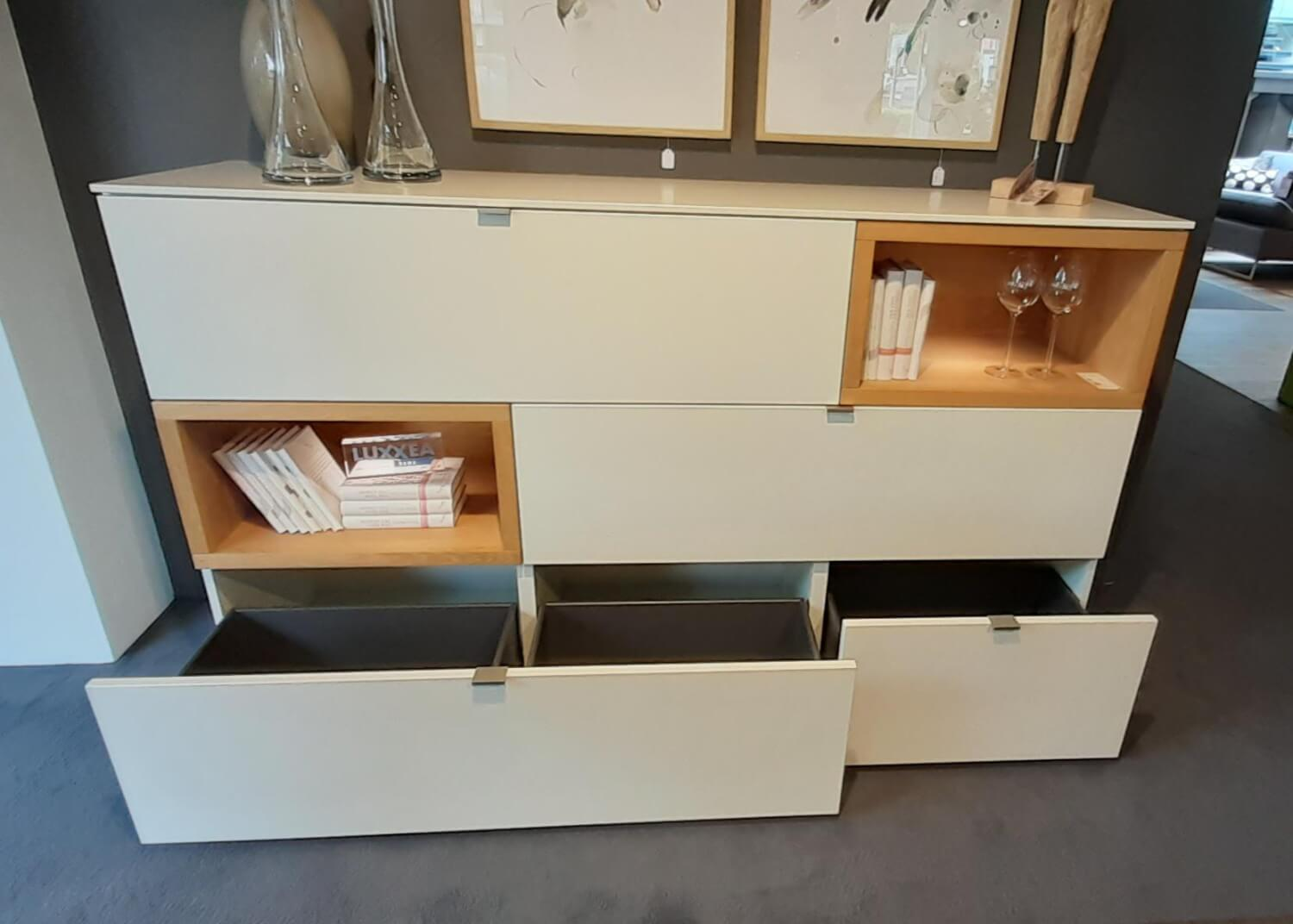 Venjakob - Sideboard Andiamo Lack Weiß Matt Wildeiche Hell Geölt - 7