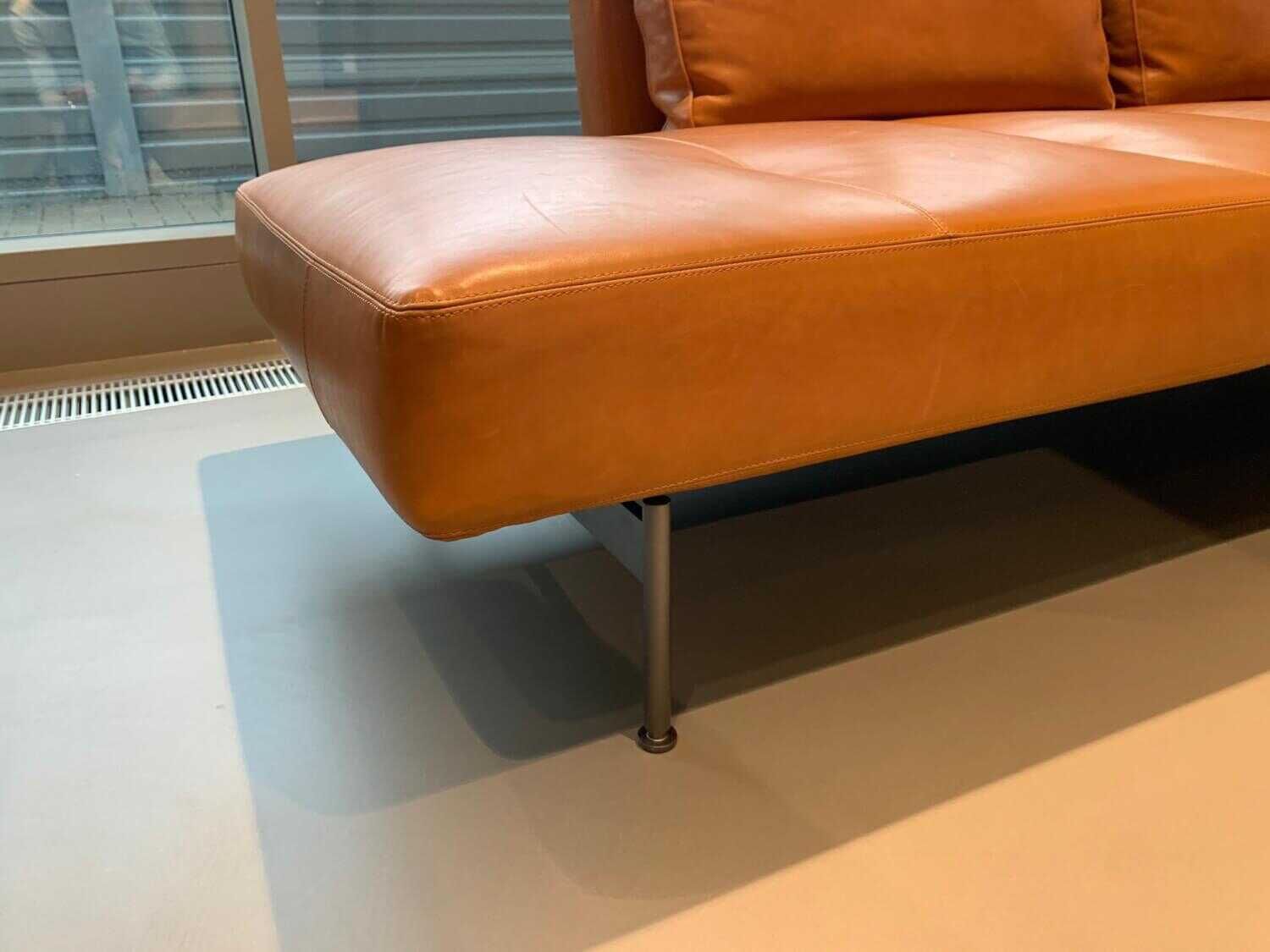 bb-italia-sofa-sake-leder-kora-cognac-gestell-hartzzinn-mit-kissen-3a4dcac89d4atintRIfEhEVLi B&B Italia - Sofa Sake Leder Kora Cognac Gestell Hartzzinn mit Kissen - 8