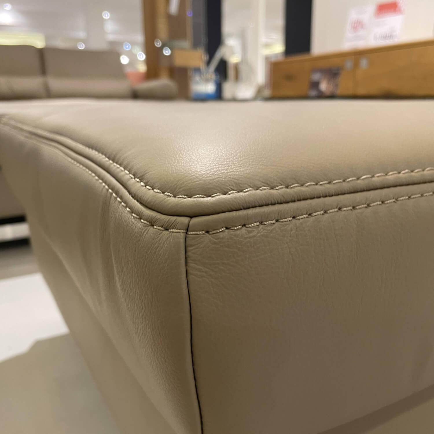 JOOP! - Eckgarnitur Joop Living Loft 8108 Leder 24 Longlife Quarz Kufe Hochglanz Poliert - 6