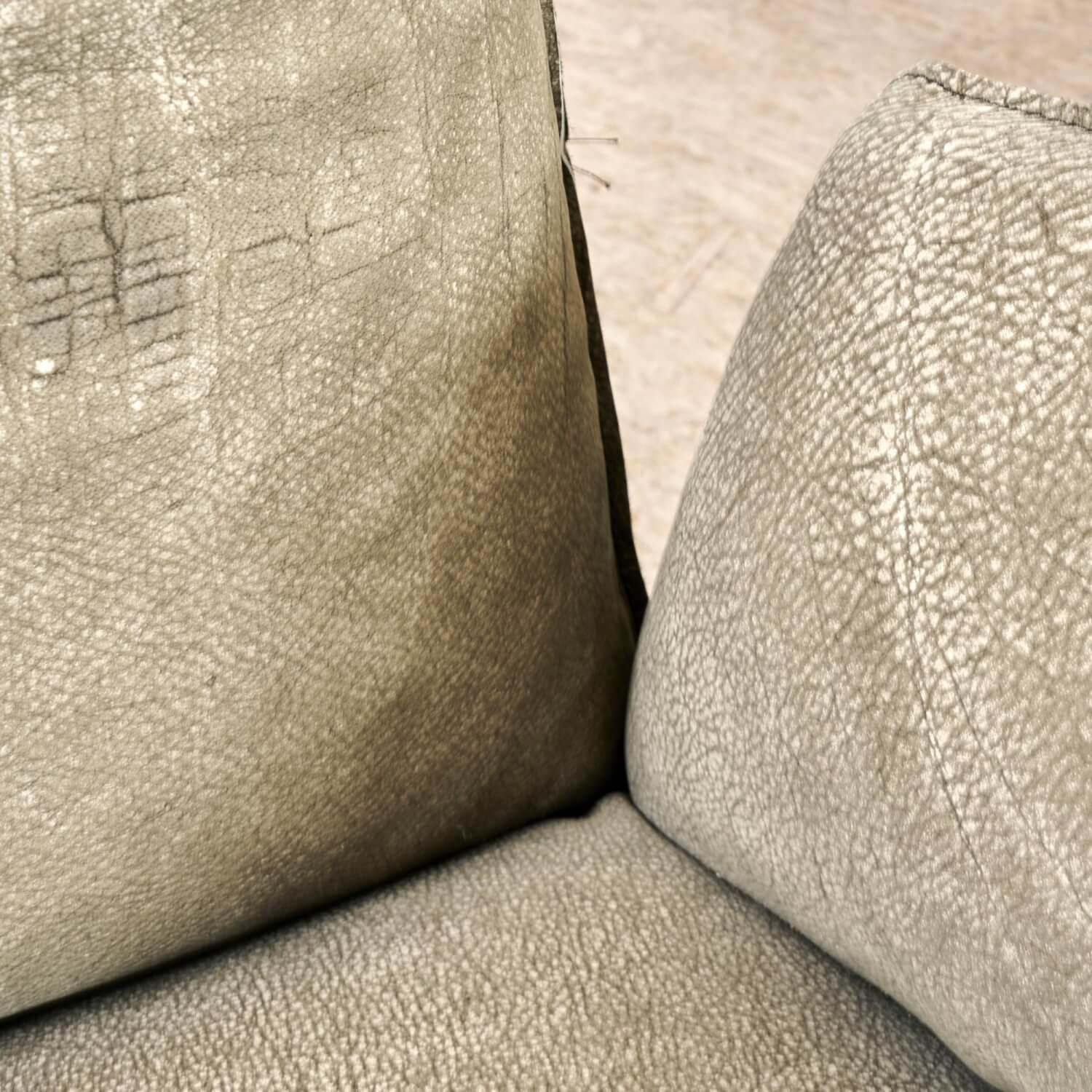 Bullfrog - Sessel Blobb Drehbar Bezug Leder Desperado Elefant 2120/63 Grau Mit Schaukelfunktion Inklusive Hocker - 9
