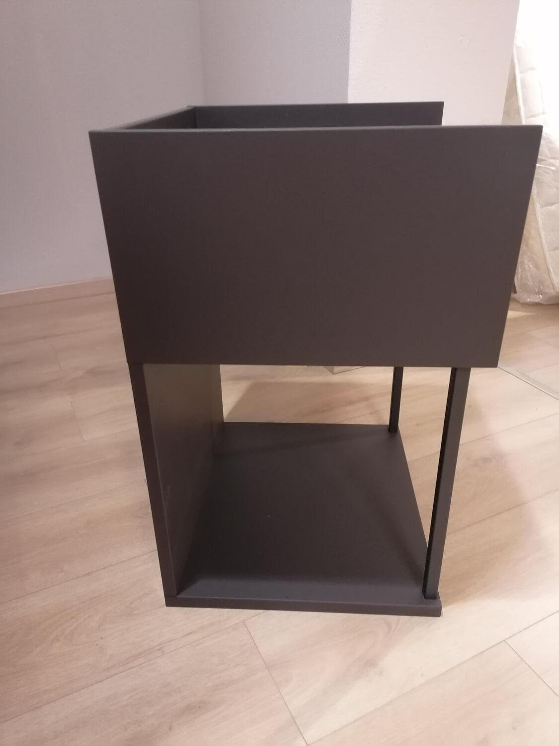 Contur - Boxspringbett Gargano Bezug Stoff 0560 Rosa Fuß Chromfarbig Mit Matratze Topper Und Nachtkonsole - 7