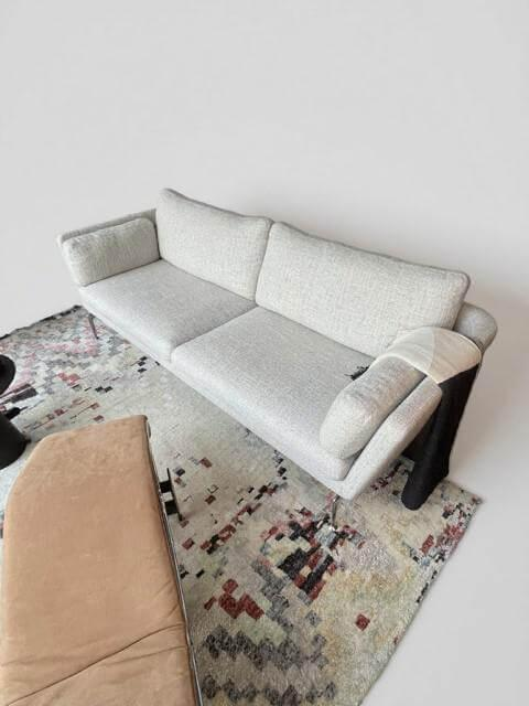 Vitra - Sofa 3-Sitzer Suita Stoff Savana 02 Sand Melange Beige - 2