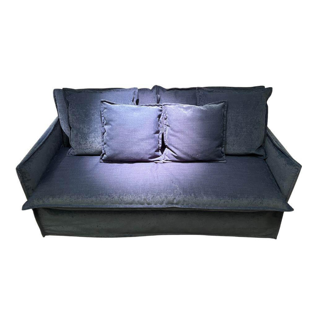 Milano Bedding - Schlafsofa Clarke 18 3-Sitzer Stoff Mitrella 29 Light Blue Blau - 1