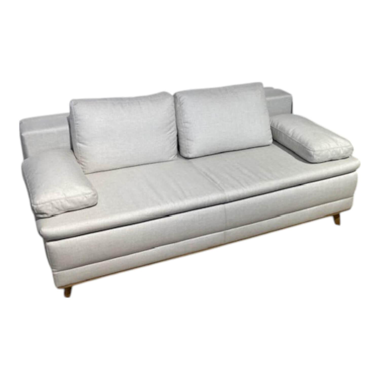 Natura - Sofa Zweisitzer Lakeville 2 Stoff 2-6920 Beige mit Bettkasten - 1