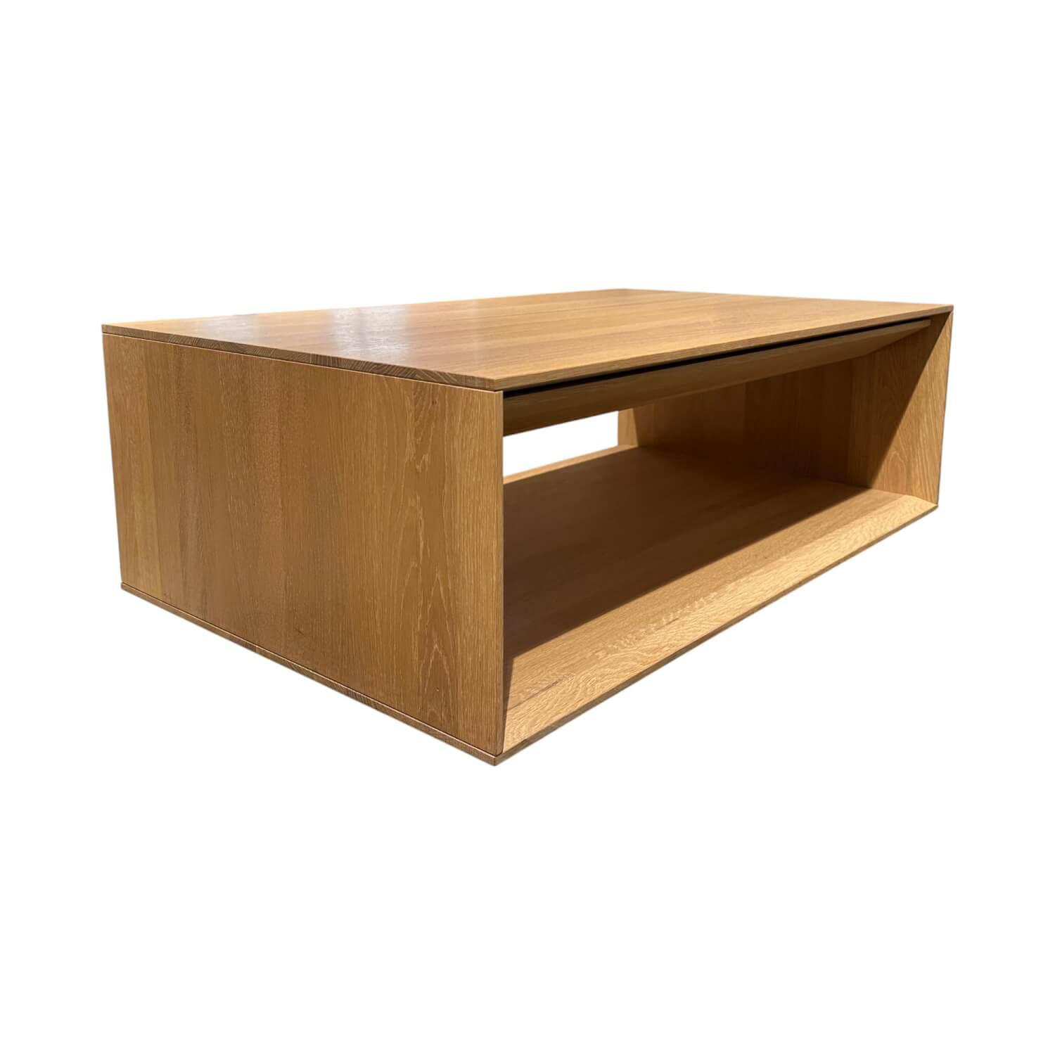 Team 7 - Couchtisch Lux LX CT2106 Eiche Weißöl Mit Rollen Und Touchbeschlag - 1