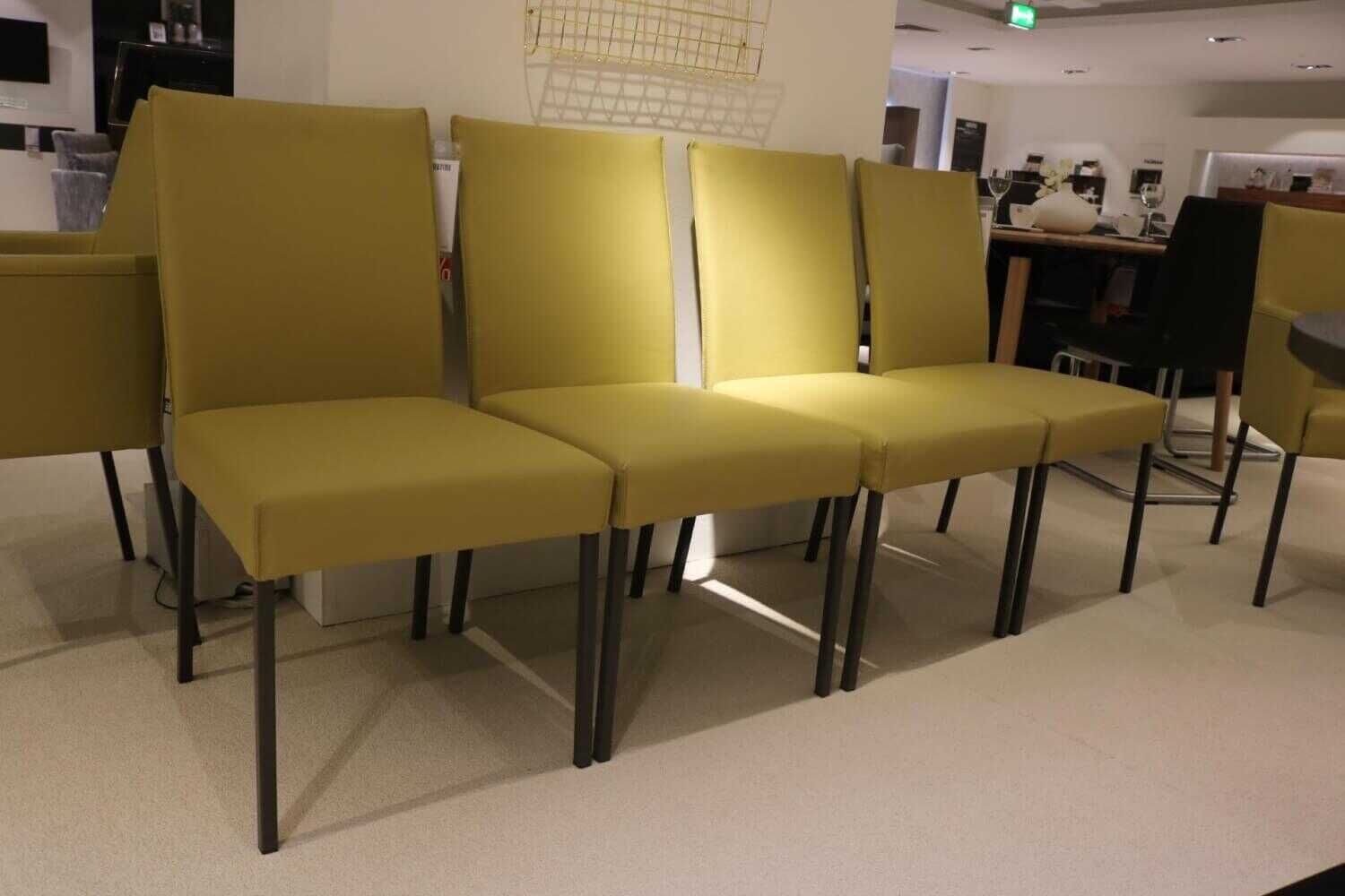 rolf-benz-mehr-modelle-6er-stuhlset-652-leder-gr-C3-BCn-gestell-umbragrau-58dc1ac8ceca5cdd0bb833b82 Rolf Benz - 6er Stuhlset 652 Leder Grün Gestell Umbragrau - 6