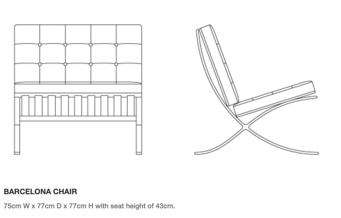 Knoll International - Barcelona Chair Armchair Relax - 4