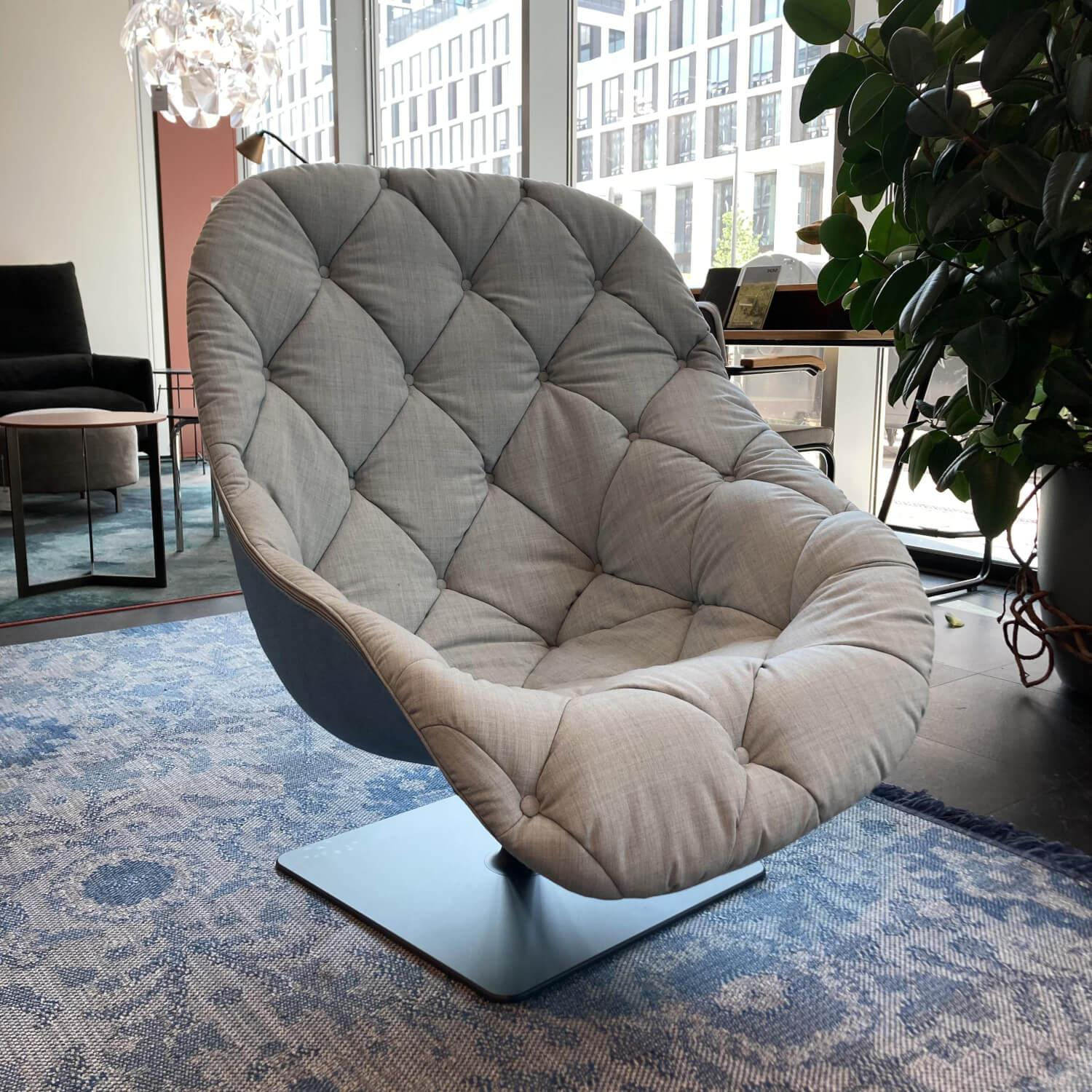 Moroso - Sessel Bohemian BH0001 Stoff 731 Hellblau Sitz Remix 823 Hellblau - 7