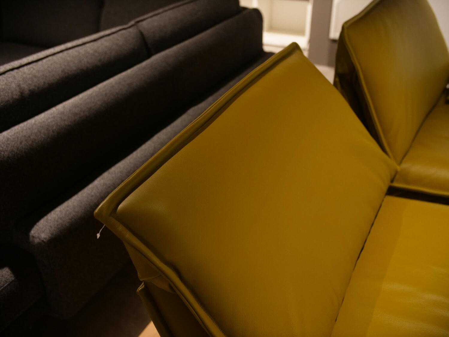 Koinor - Sofa Polstergarnitur Key West Bezug Leder C-Classic Avocado mit elektrischer Verstellung - 3