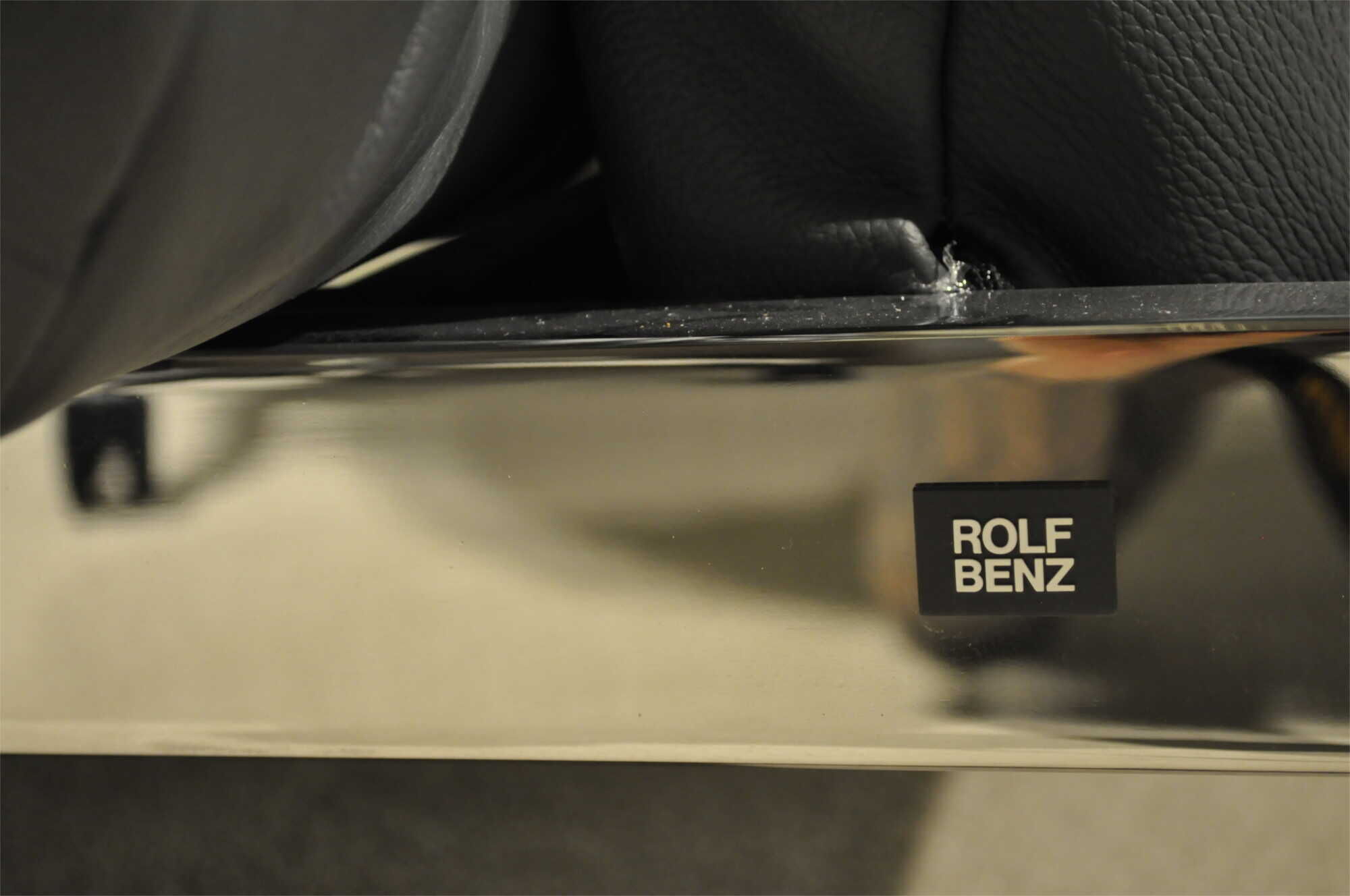 Rolf Benz - Sofa Plura Leder Anthrazit Liegefunktion - 7