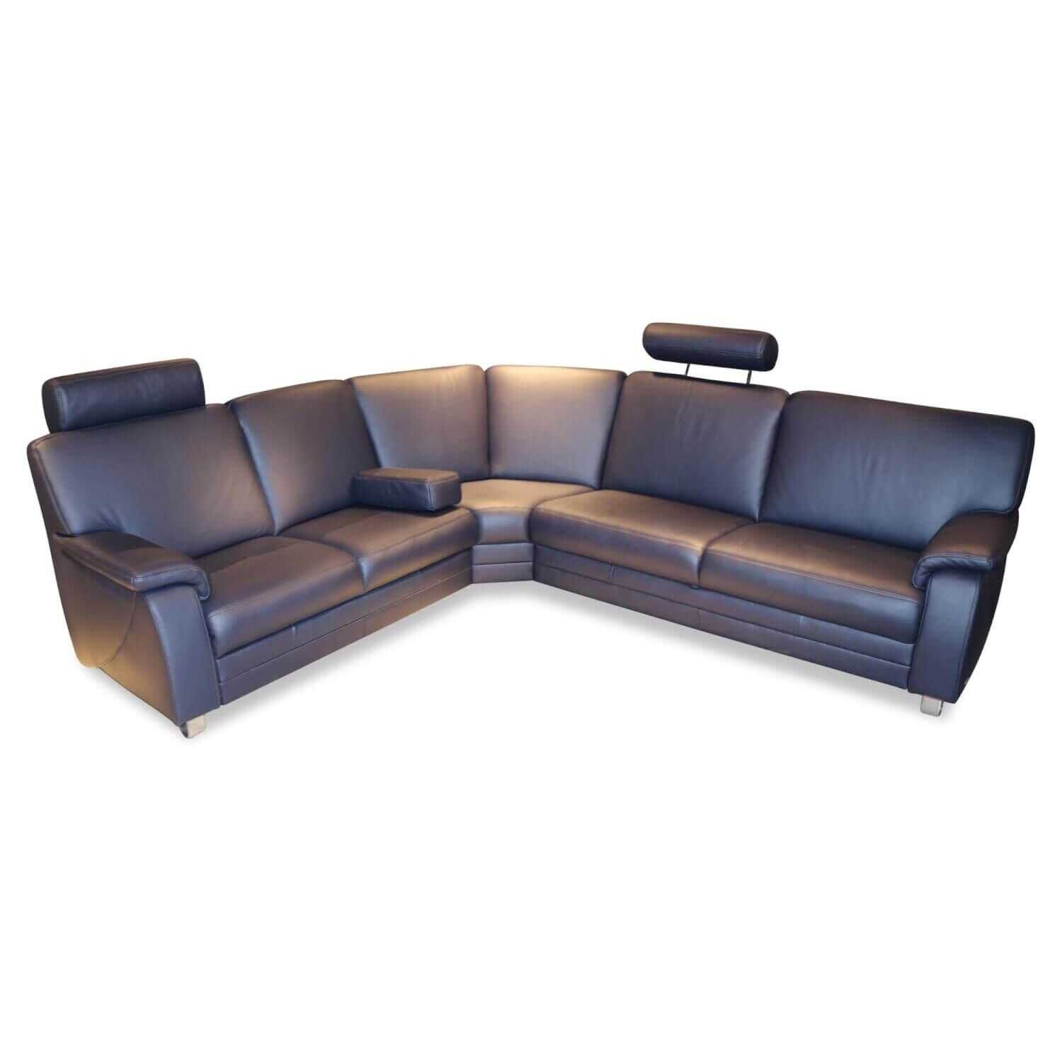 himolla-ecksofa-planopoly-1100-leder-25-pflaum-blau-mit-kopfst-C3-BCtze-und-armauflage-756f5172eb1aZZxNwEpikc4v3 himolla - Ecksofa Planopoly 1100 Leder 25 Pflaum Blau mit Kopfstütze und Armauflage - 1