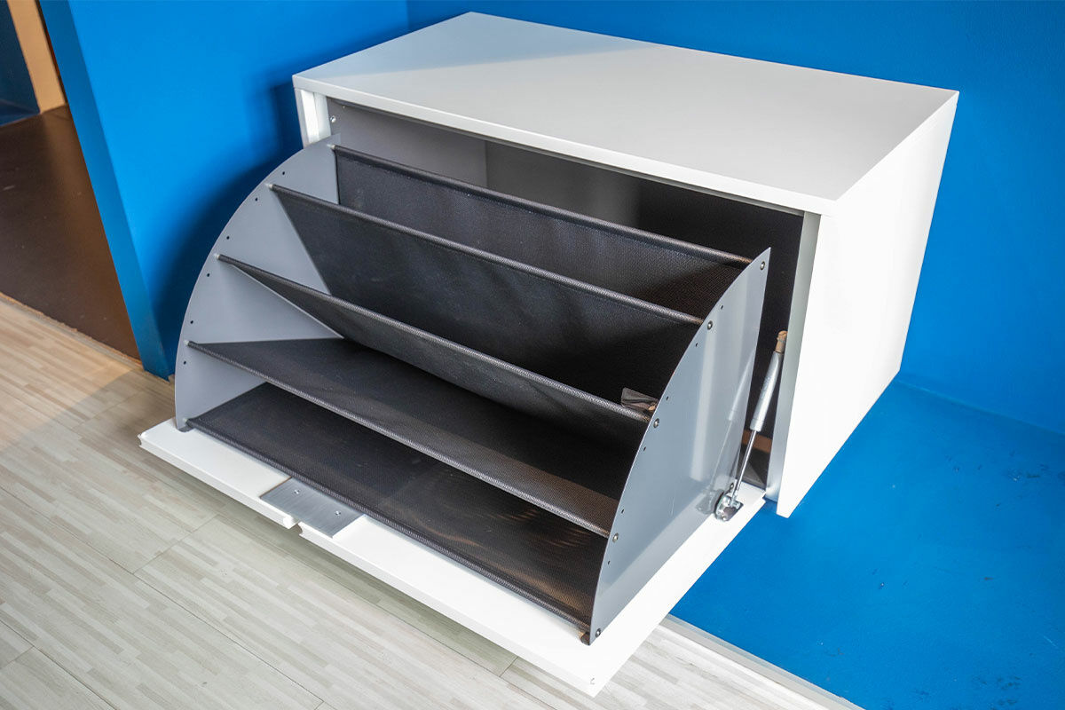 Schönbuch - Bank Stripes MDF Lackiert Schneeweiß - 3