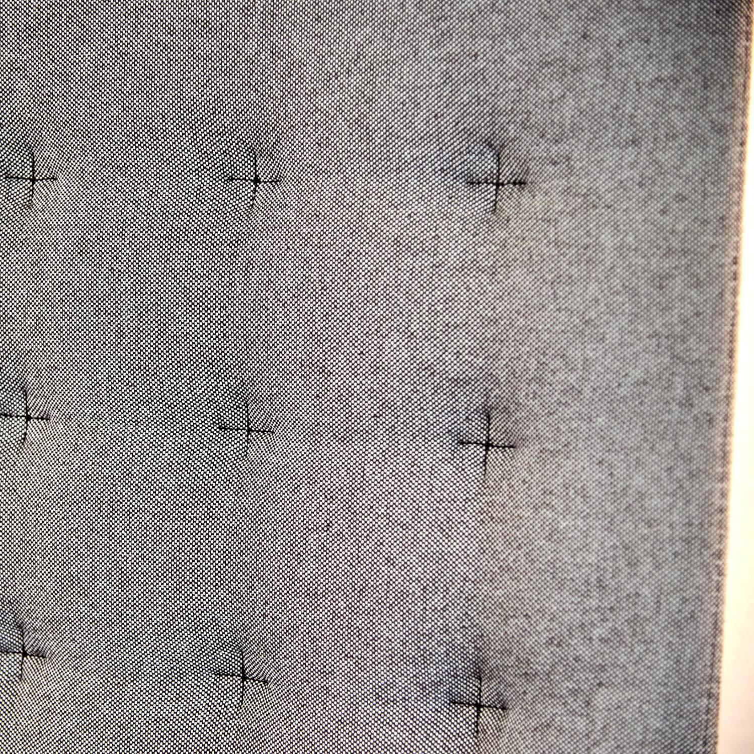 Vitra - Bürostuhl ID Trim L Bezug Stoff Plano Eisengrau Braun Rahmen Basic Dark Fünfsternfuß Aluminium Poliert Mit Rollen Inklusive Kopfstütze Bezug Leder Farbe Dimegrey Grau - 4