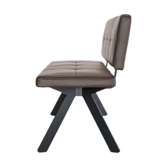 Girsberger - Sitzbank Carim Leder Donna 800 Schwarz Gestell Metall Schwarz Beschichtet - 6