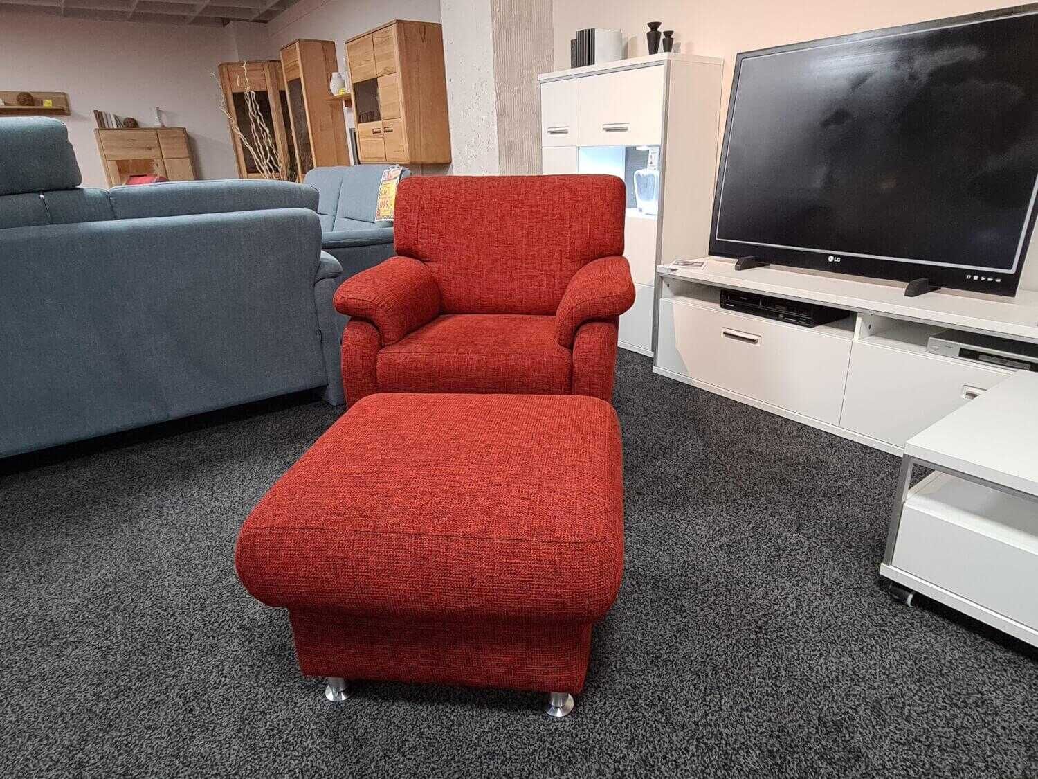 zehdenick-set-toulouse-ks-4975-fabric-lara-bordeaux-sofa-chair-stool-19ad3fbb125d Zehdenick - Set Toulouse KS 4975 Fabric Lara Bordeaux Sofa Armchair Stool - 3