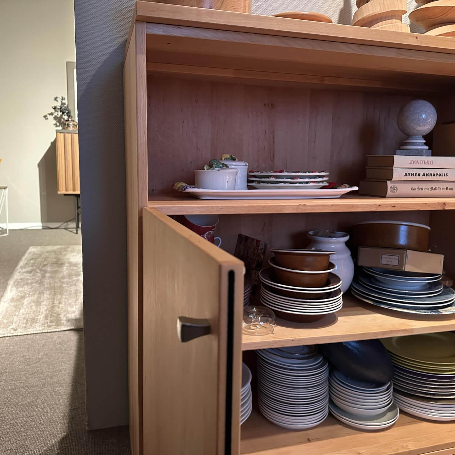 Team 7 - Chest of drawers Cubus solid alder wood with 2 doors - 8