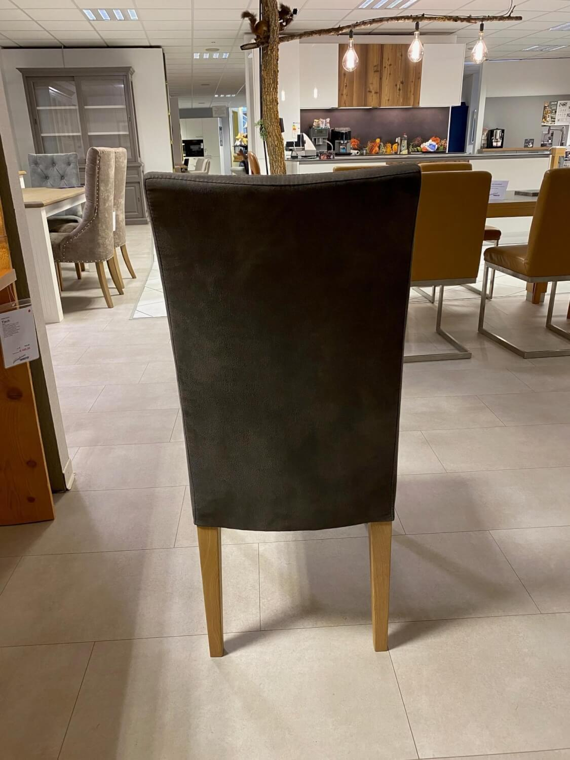 DKK - Essgruppe Twenty Smile Natureiche Bianco Massiv Tisch 6 Stühle - 13