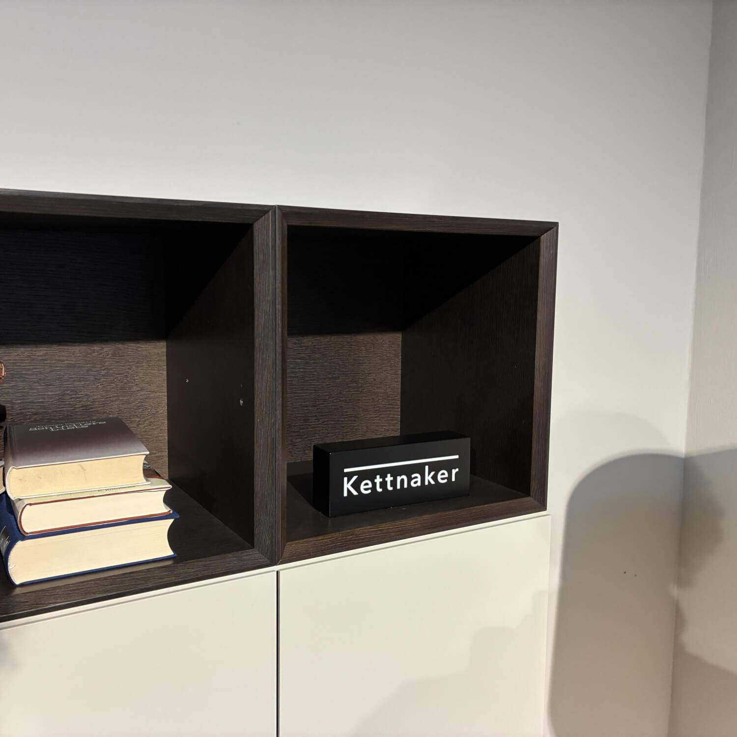 Kettnaker - Schrankkombination Alea Lack Kiesel Grau Absetzung Eiche Nero Inklusive Einteilung - 2