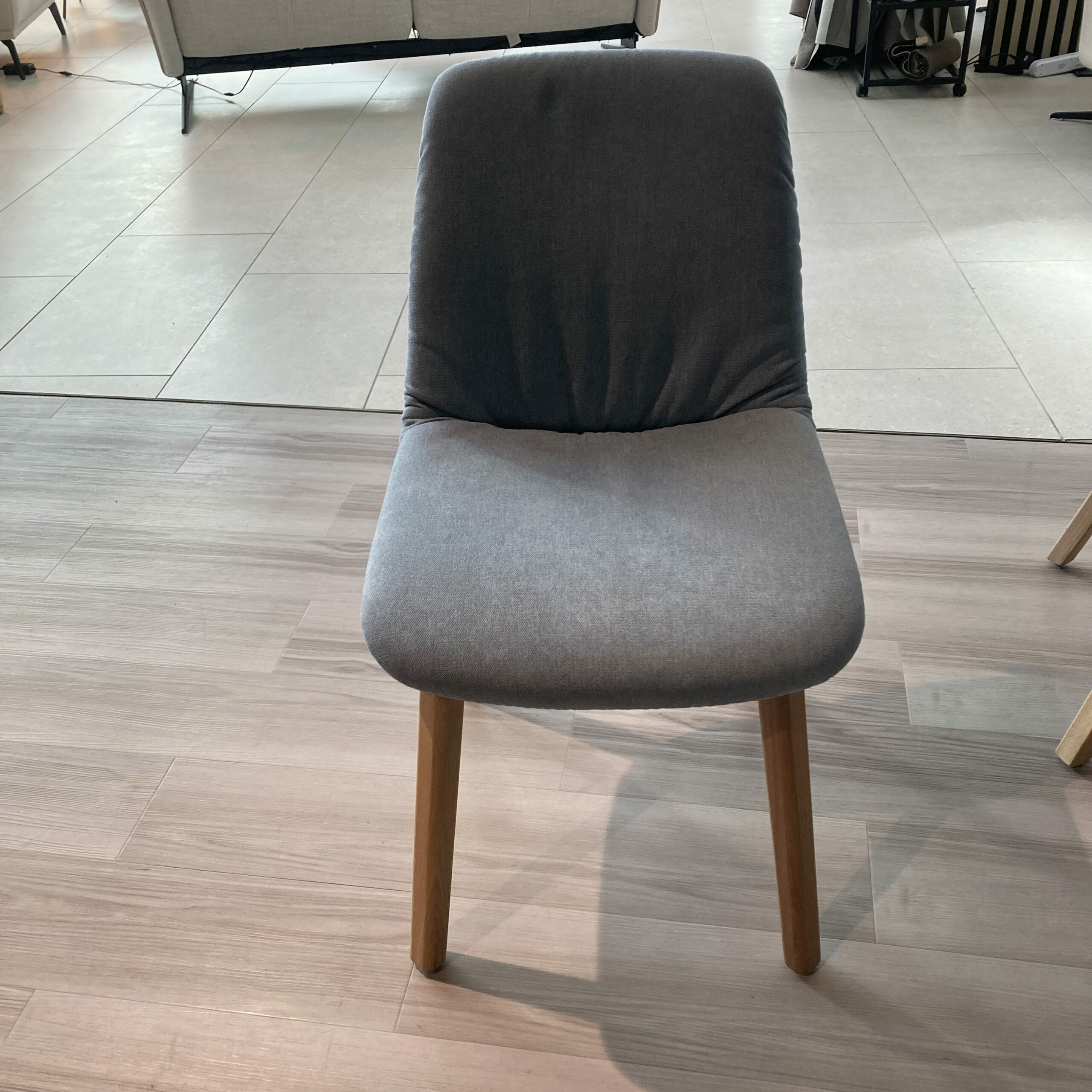 Wimmer - Sitzgruppe Waltropp Stoff Romeo Island Blau Grau Gestell Asteiche Bianco - 4