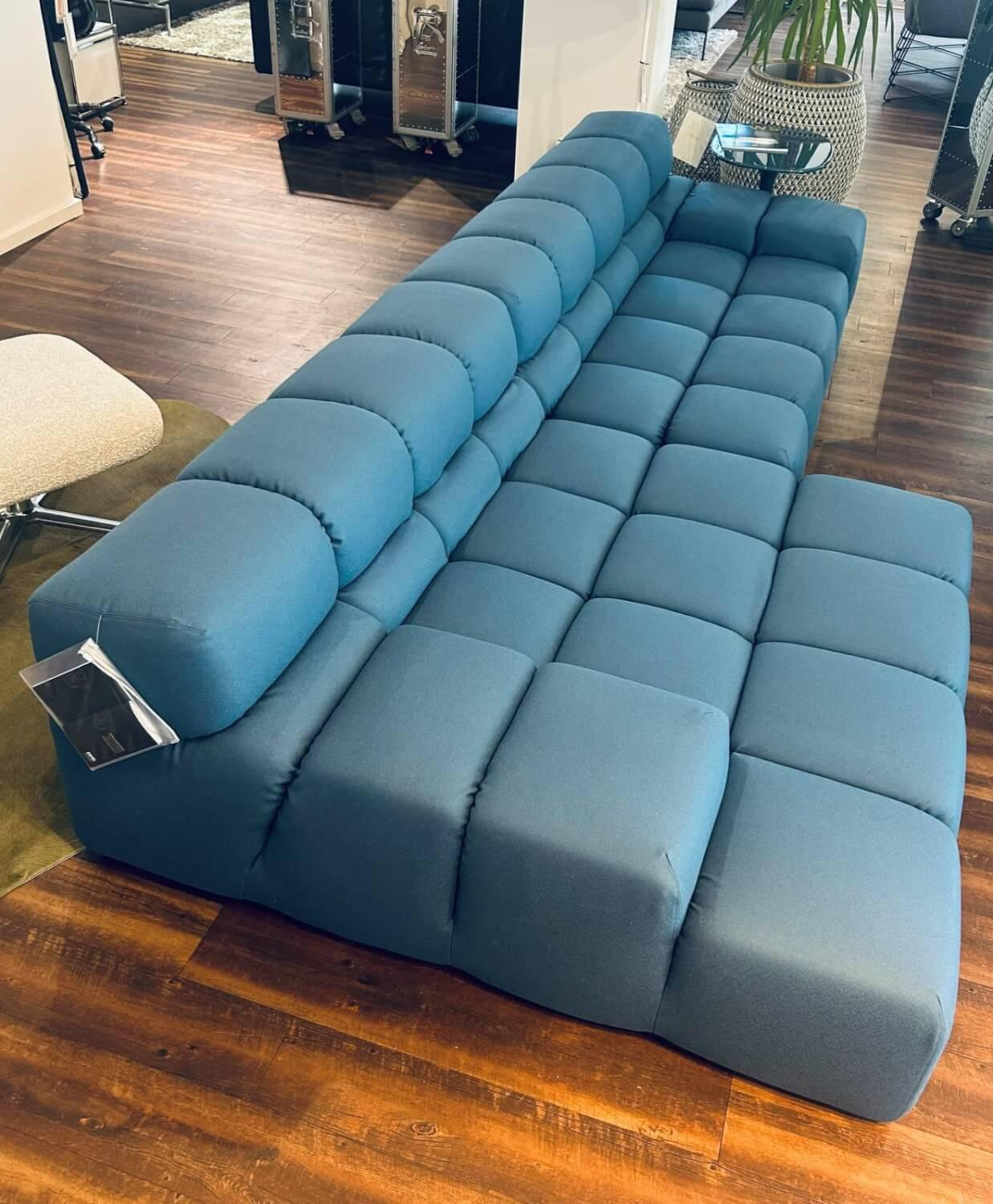 B&B Italia - Ecksofa Tufty Time Stoff Sidro Cat. Super Petrol - 5