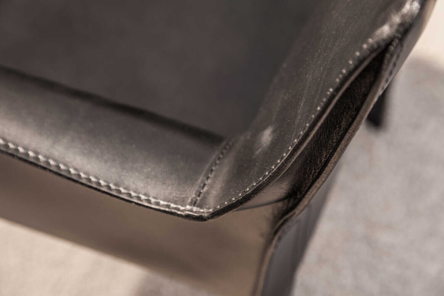 180626_BadHomburg-180-1500 Cassina - Stuhl Cab Leder Schwarz - 6