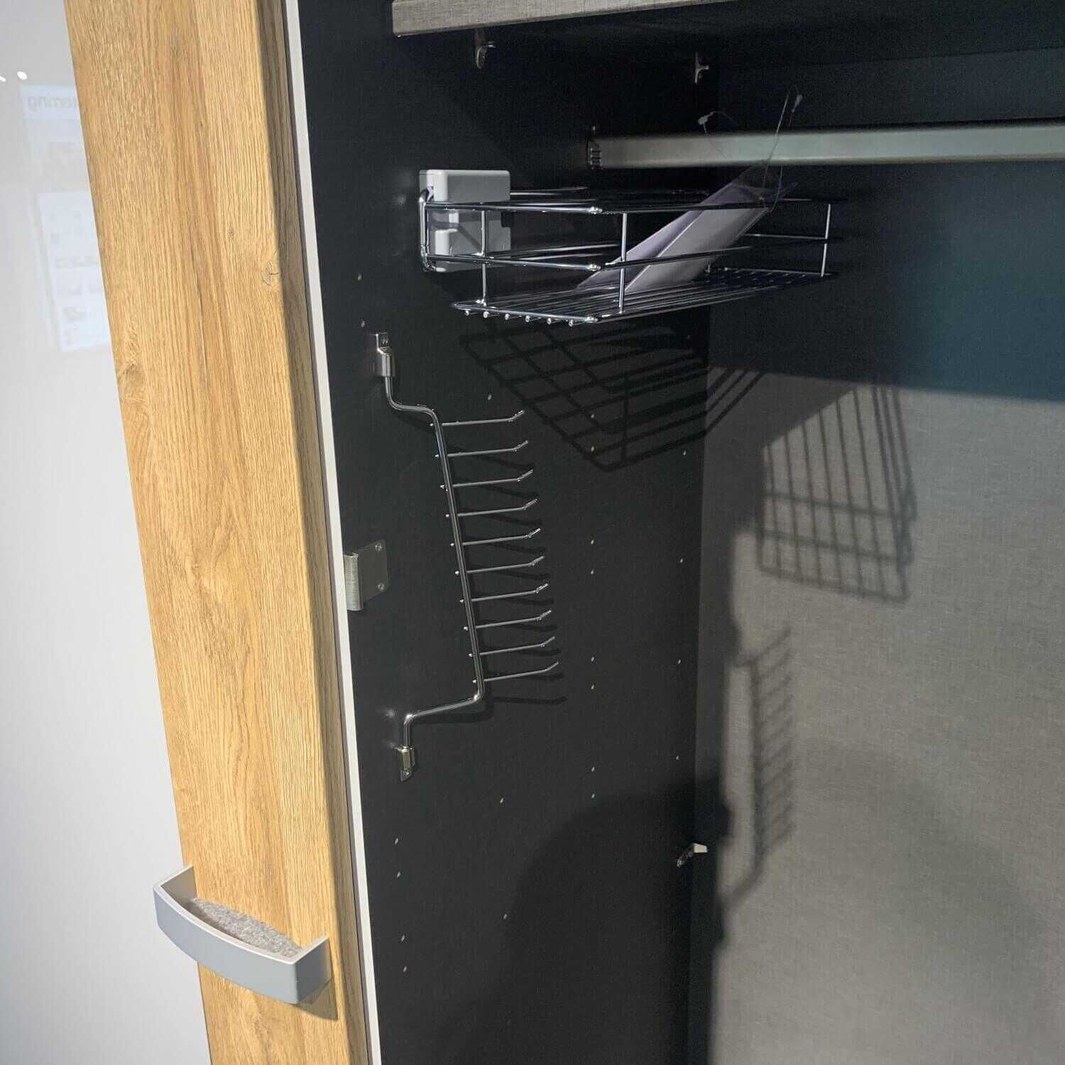 Mondo - Schlafzimmer CombinoPlus Bett Schrank Glas Seidengrau - 11