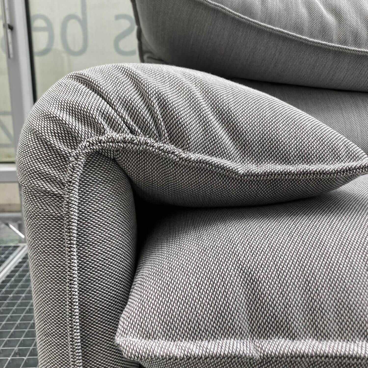 Sofa 2-Sitzer Maralunga Stoff Grau