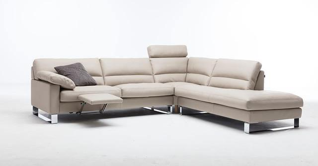 Erpo Sofa CL 500 Bezug Stoff Kust Grau