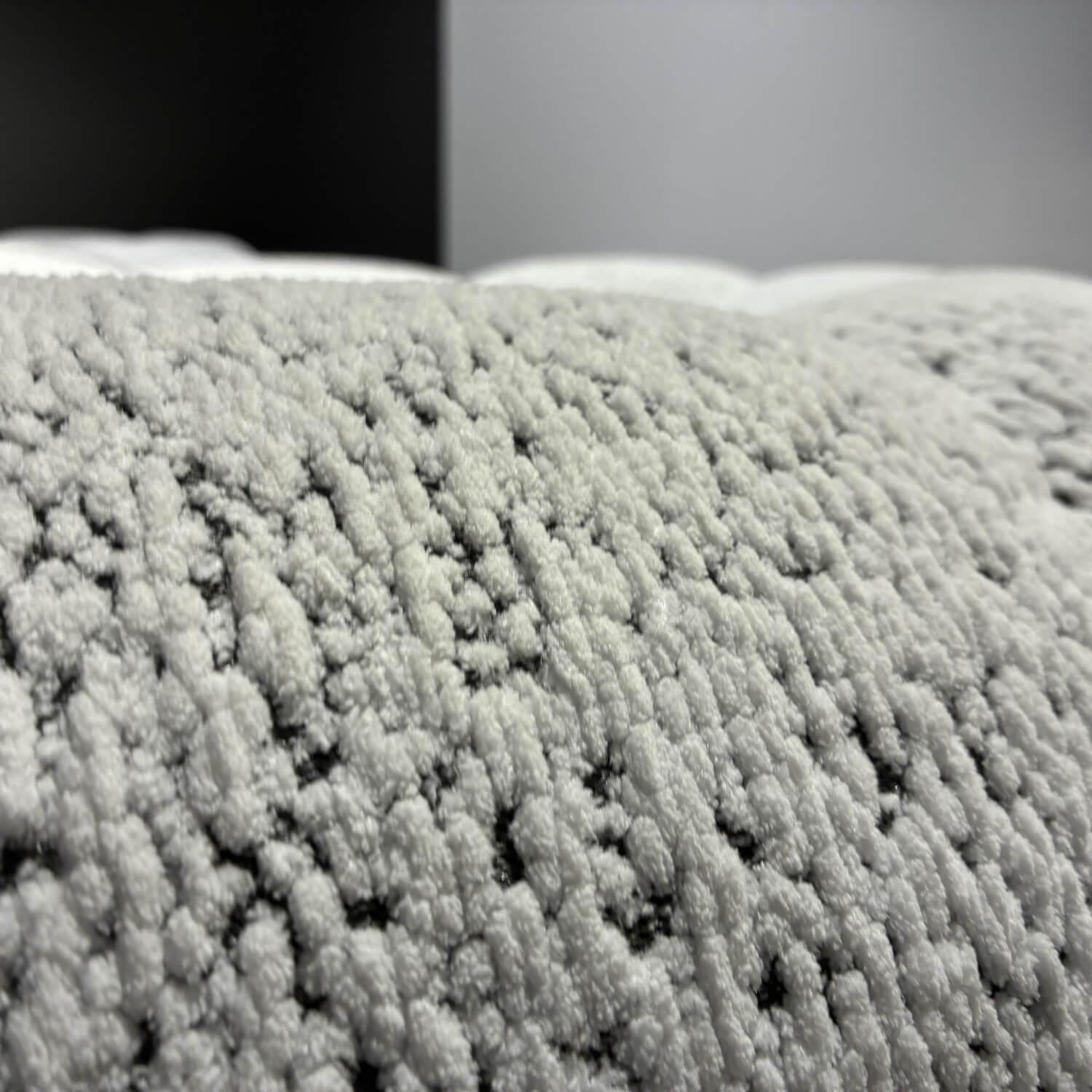 Brühl - Sofa Magnolia 2,5-Sitzer Stoff 6450 49 Weiß Grau Gestell Metal Schwarz Lackiert - 3