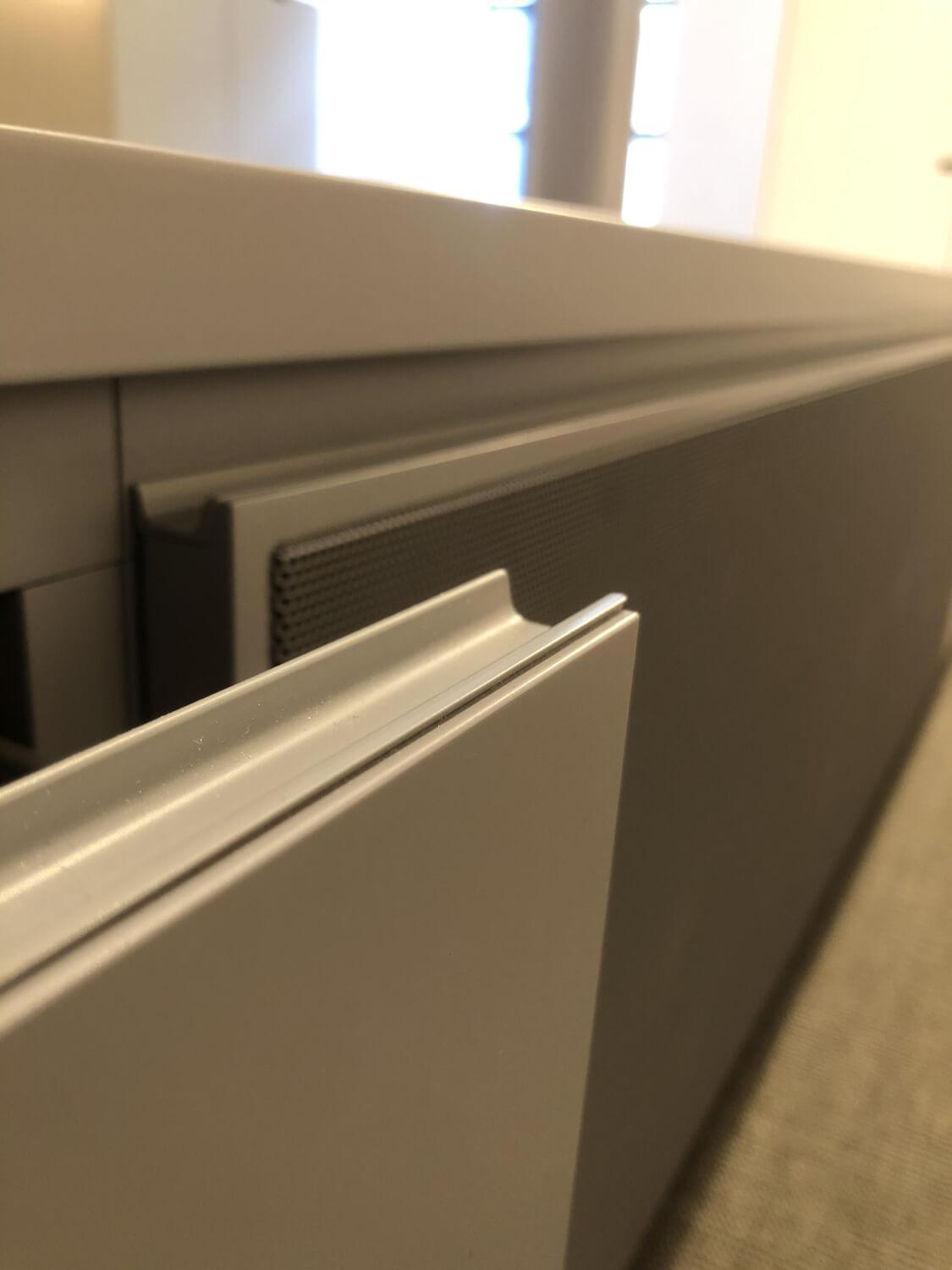 Interlübke - Sideboard Cube Gap Lack Nebel Grau Mit Innenauszug Und Kabelmanagement - 2