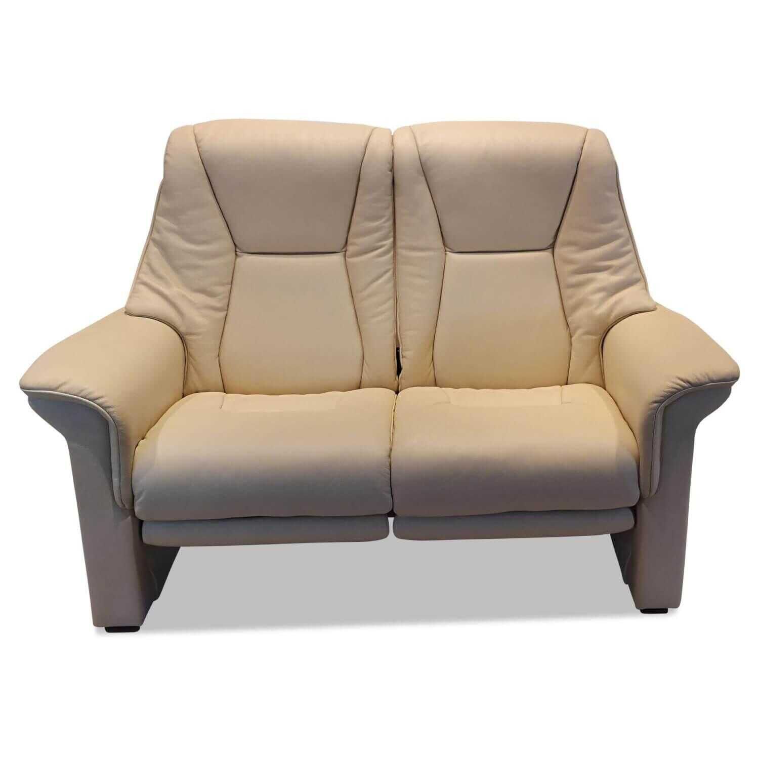 Stressless - Sofa Lux mit Relaxfunktion LegComfort Leder Cori Vanilla - 1