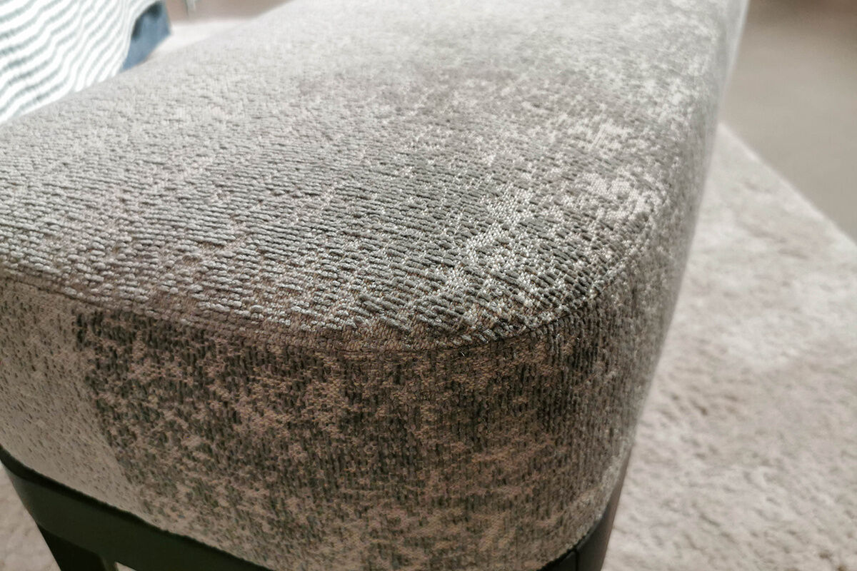 Molteni & C - Bettbank Fulham Stoff Kassandra Grau Gestell Eiche Schwarz - 2