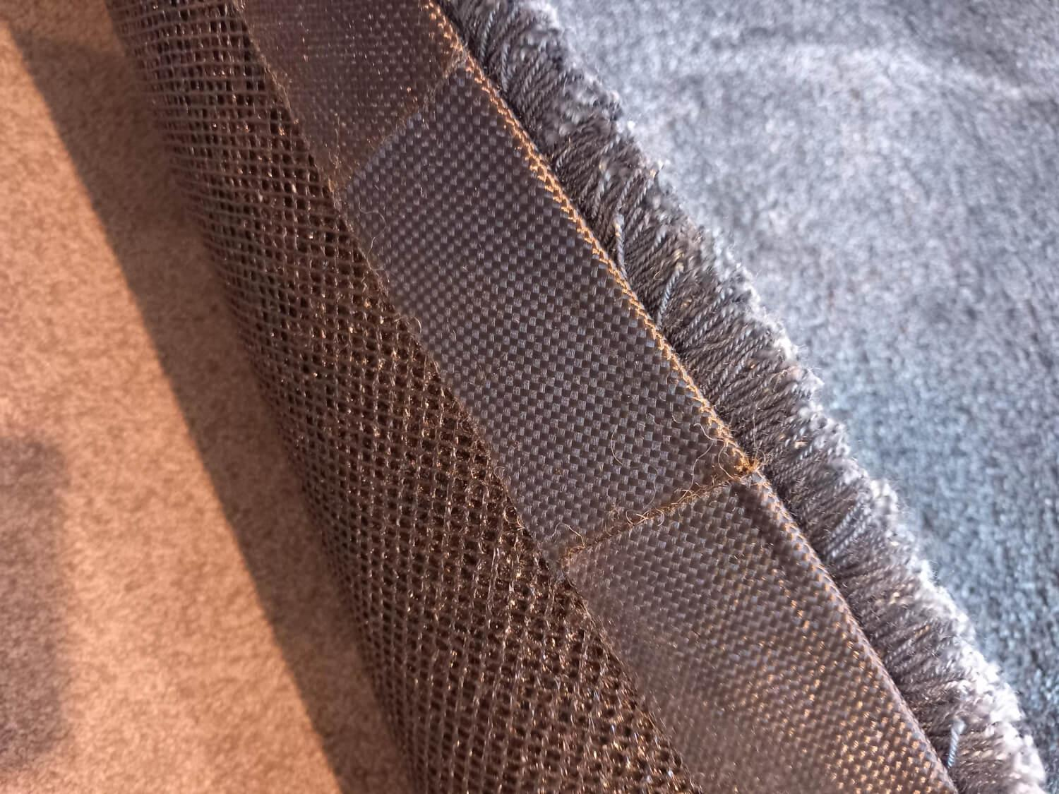 Longbarn - Teppich 380x380 Textil Liscio Rund Blau - 4