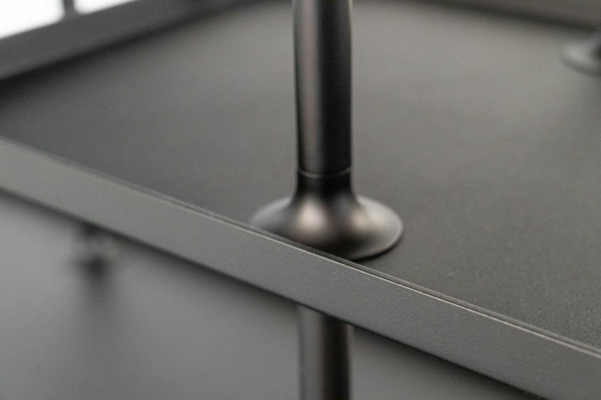 Wendelbo - Regal Slice Tall Gestell Aluminium Stahl Schwarz Pulverbeschichtet - 4