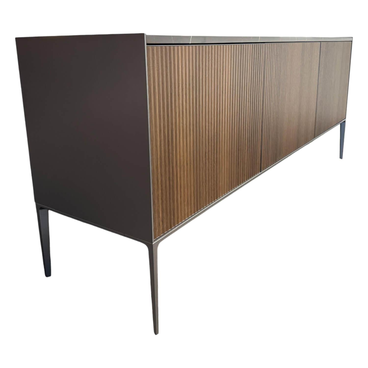Rimadesio - Sideboard Self Bold Abdeckplatte Mamor Noir Saint Laurent - 1