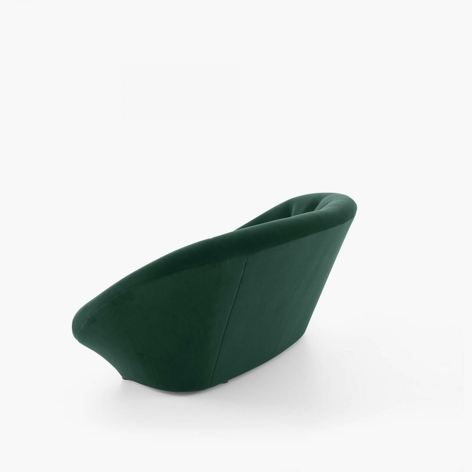 Ligne Roset - Sofa Ploum Hochlehner Stoff Gentle Pin Grün - 7
