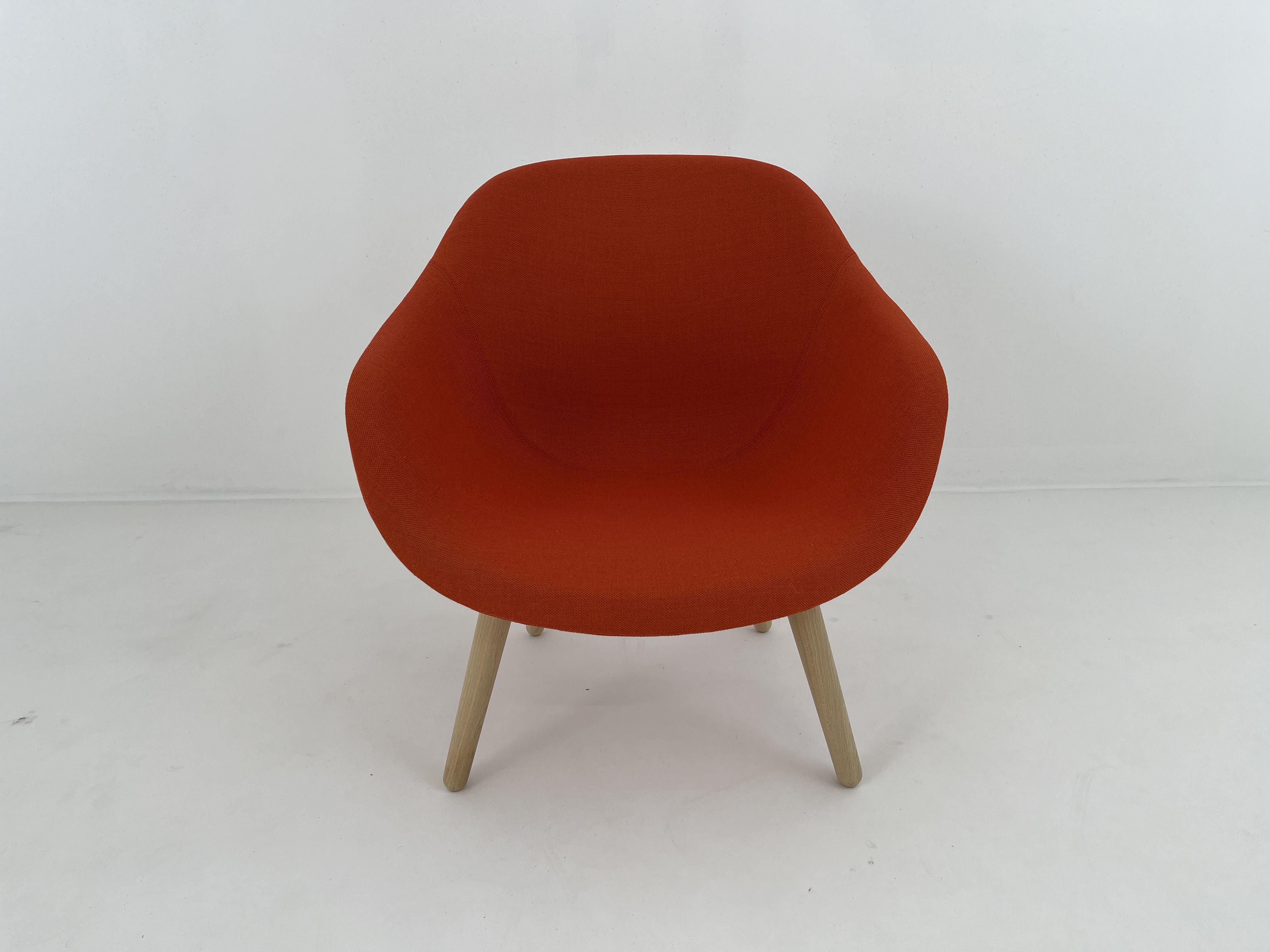 Hay - Sessel Lounge Chair AAL 82 Stoff Steelcut Trio 533 Rot 4-Fuß-Gestell Eiche - 3