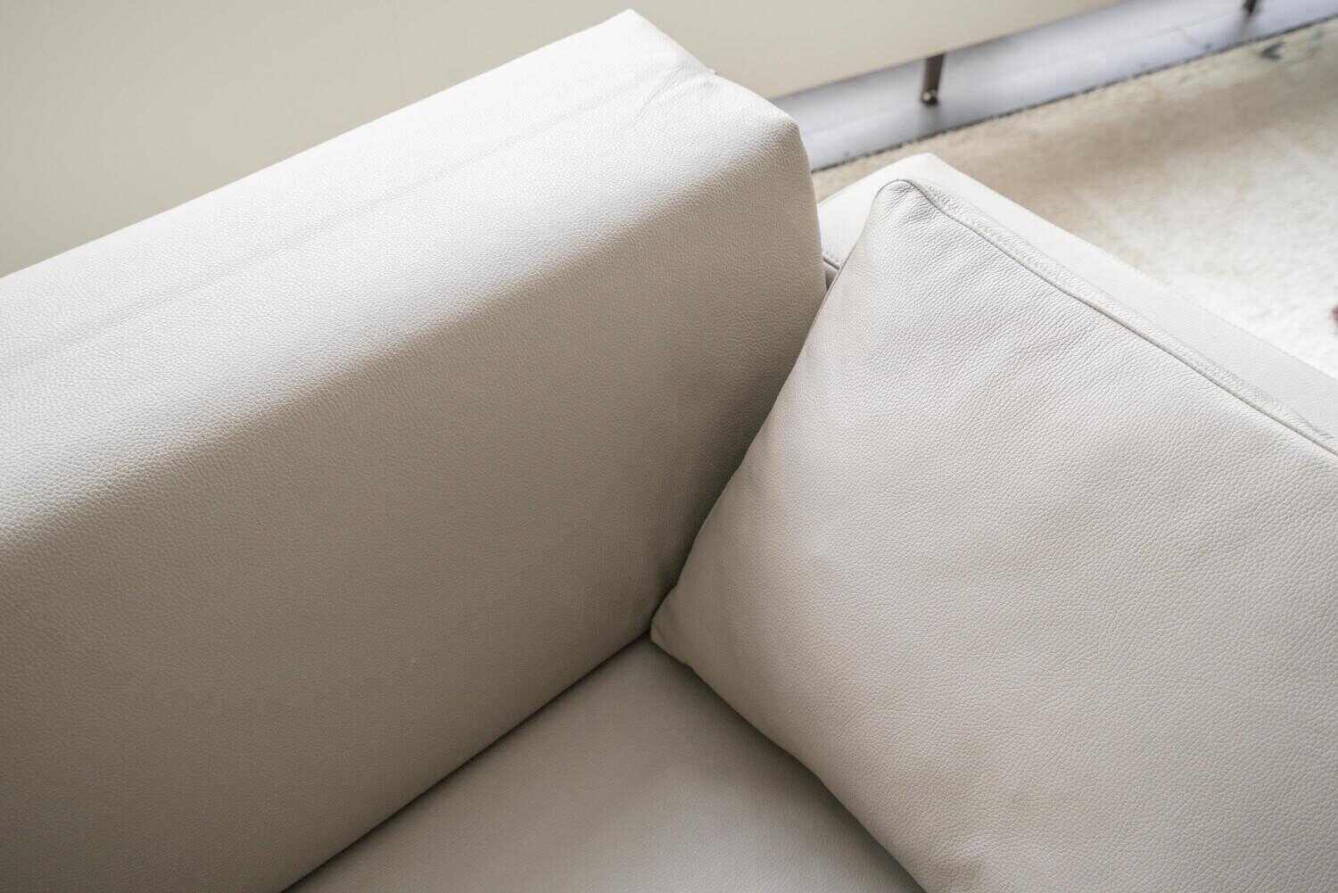 Franz Fertig - Schlafsofa Milan in Leder Grau braun - 8