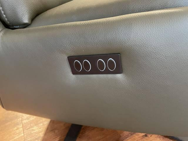 Activineo - Relaxsessel Bono Leder L50 WP Avocado Grün Gestell Metall Schwarz Mit Herz Waage Funktion - 2