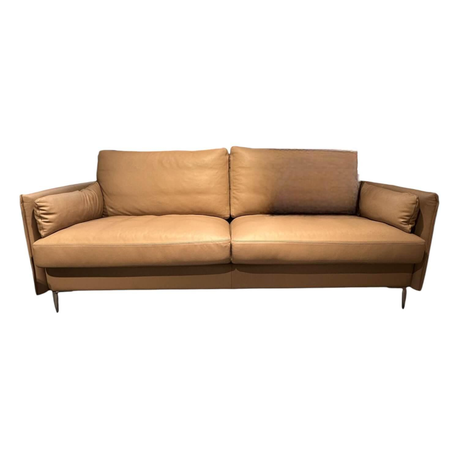 Erpo - Sofa 05550001 XC Leder Touch J Stone Beige Fuß 59 Aluminium Ohne Kopfstütze Ohne Dekokissen - 1