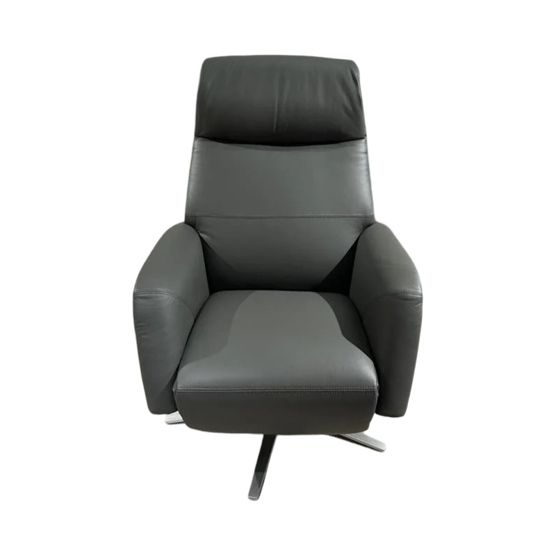 Stressless - Sessel Scott Sirius Leder Paloma 094 Metal Grey Gestell Aluminium Gebürstet Mit Massagefunktion - 1